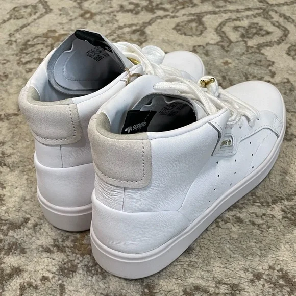 Adidas sleek mid leather white - Picture 3 of 4